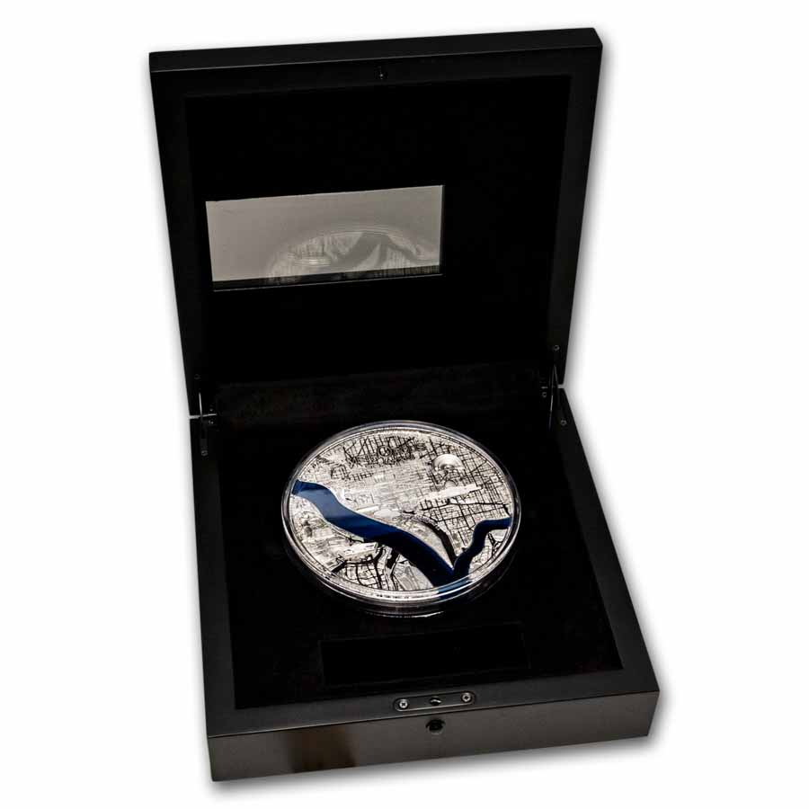2025 Palau 1 kilo Silver Tiffany Art Metropolis: Washington D.C.